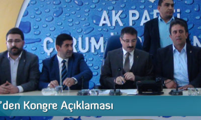 AK Parti’den Kongre Açıklaması