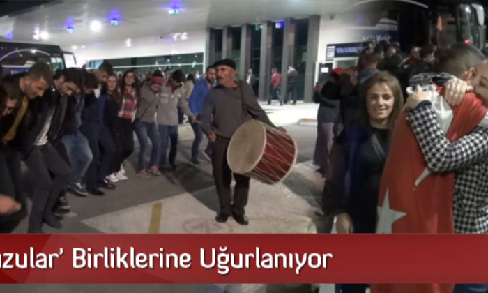 ‘Kınalı Kuzular’ Birliklerine Uğurlanıyor