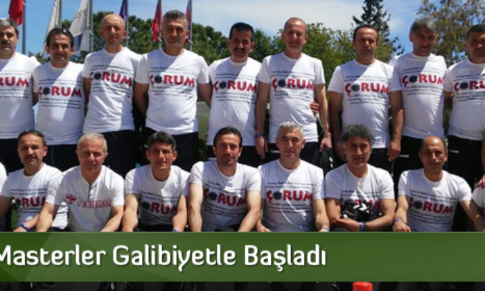 Çorum Masterler Galibiyetle Başladı