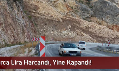 Kırkdilim Yolu Ulaşıma Kapatıldı