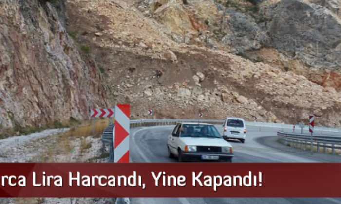 Kırkdilim Yolu Ulaşıma Kapatıldı