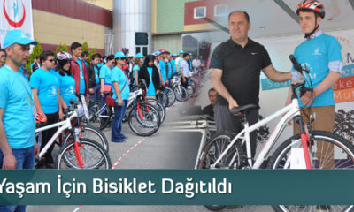 Sağlıklı Yaşam İçin Bisiklet Dağıtıldı