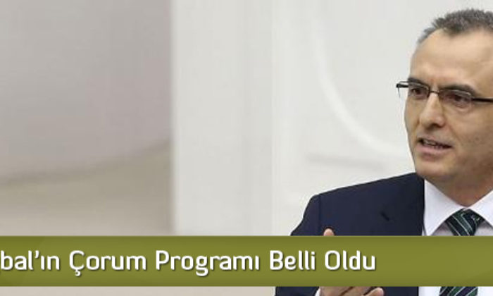 Bakan Ağbal’ın Programı Belli Oldu