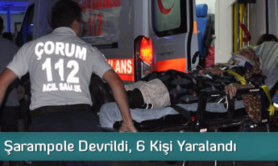Otomobil Şarampole Devrildi: 2’si Ağır, 6 Yaralı