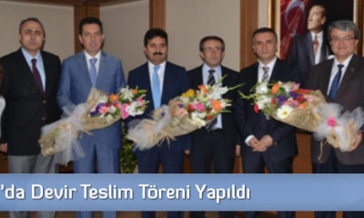 SMMMO’da Devir Teslim Töreni Yapıldı