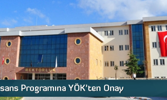Yüksek Lisans Programına Yök’ten Onay