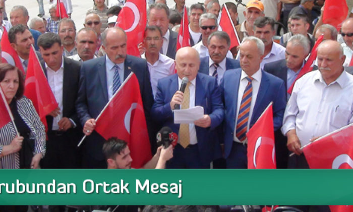 3 Parti Grubundan Ortak Mesaj