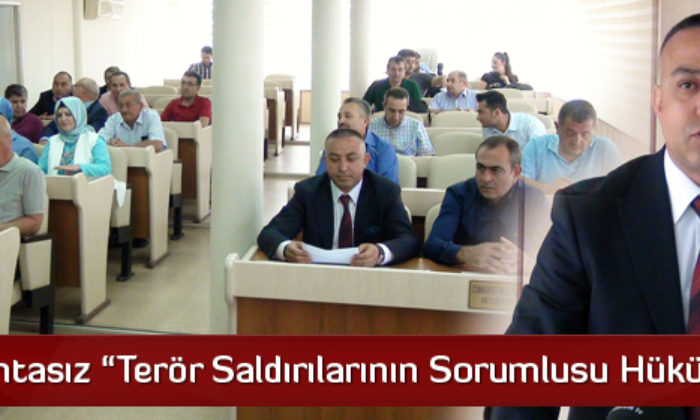“Terör Saldırılarının Sorumlusu Hükümettir”