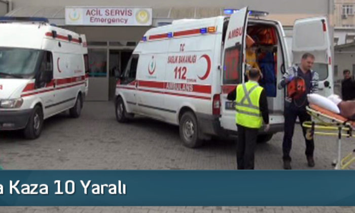 Çorum’da Kaza 10 Yaralı