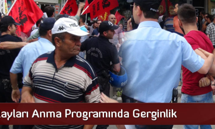 Çorum Olayları Anma Programında Gerginlik