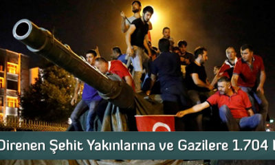 Şehit Yakınlarına Ve Gazilere 1.704 Lira Maaş