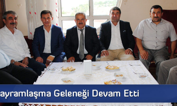 Esnafın Bayramlaşma Geleneğini Devam Etti