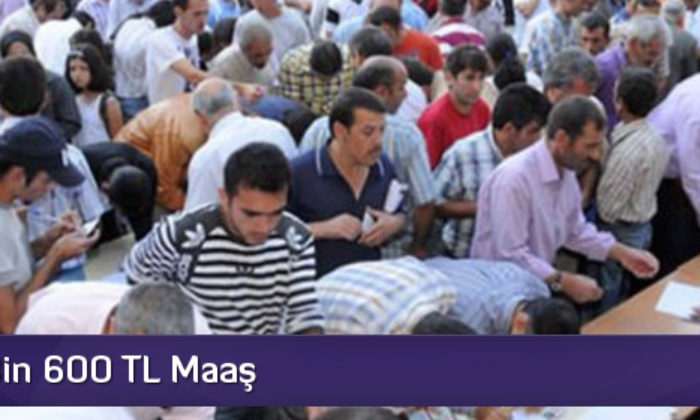 İşsize 2 Bin 600 Tl Maaş