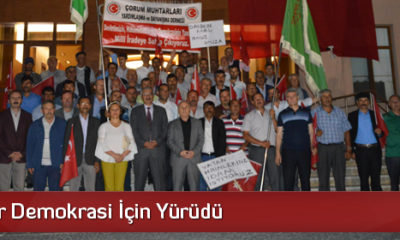 Muhtarlar Demokrasi İçin Yürüdü