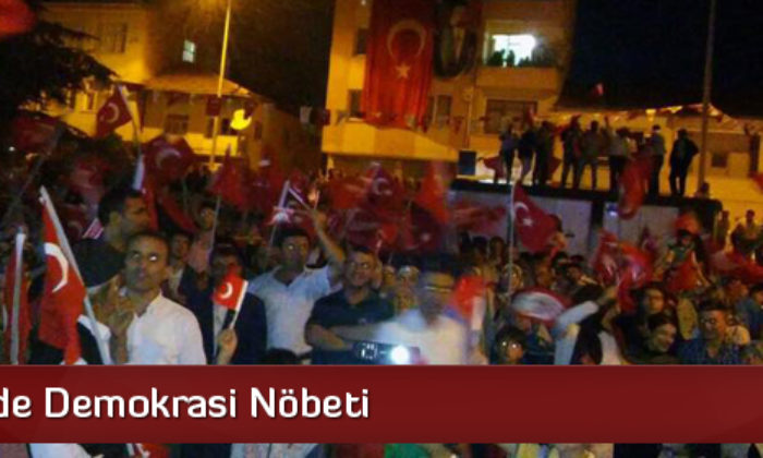 Ortaköy’de Demokrasi Nöbeti