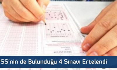 ÖSYM Bazı Sınavları Ertelendi