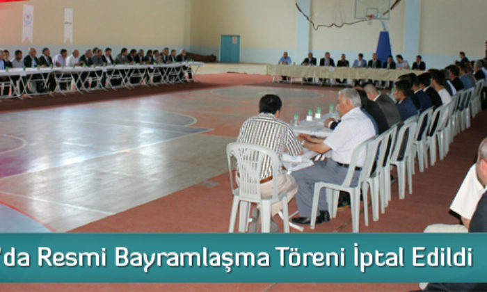 Sungurlu’da Resmi Bayramlaşma Töreni Yapılmayacak