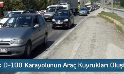 Yollarda Araç Yoğunluğu Arttı