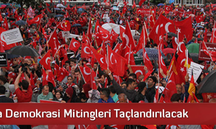 AK Parti Demokrasi Mitingine Çağrı Yaptı