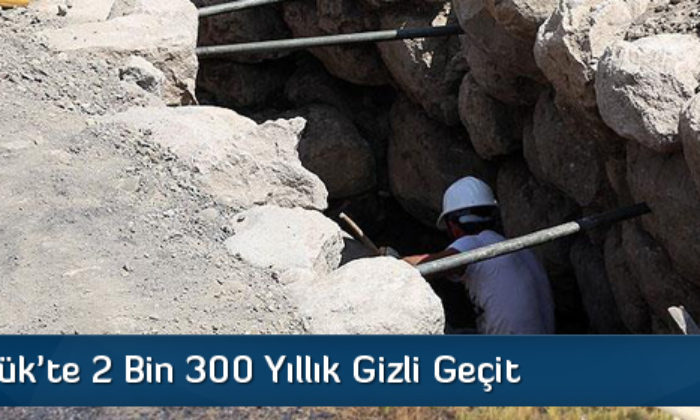 Alacahöyük’te Gizli Geçit Bulundu