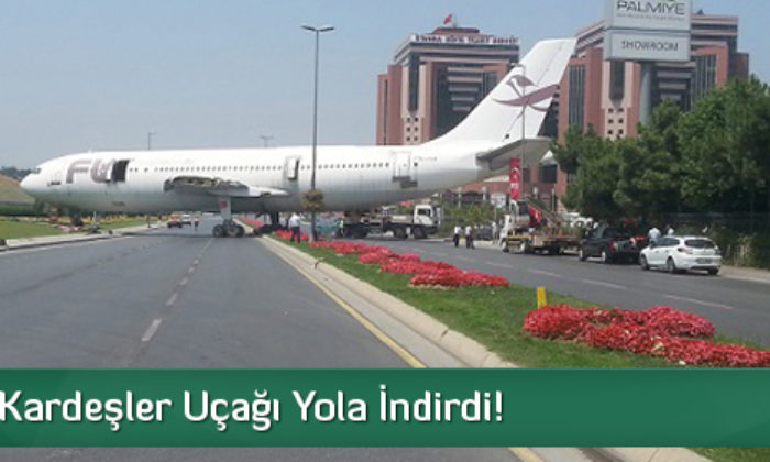 Çorumlu Kardeşler Uçağı Yola İndirdi