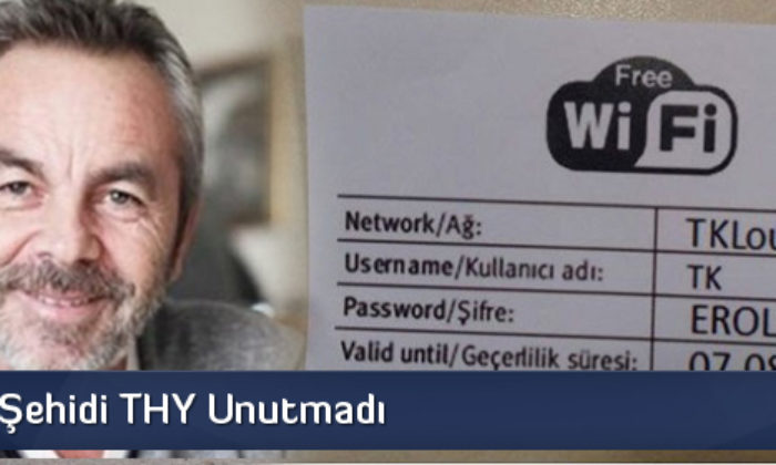 Çorumlu şehidi THY unutmadı