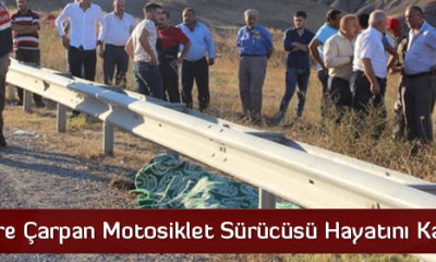 Bariyerlere Çarpan Motosiklet Sürücüsü Öldü