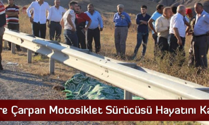 Bariyerlere Çarpan Motosiklet Sürücüsü Öldü