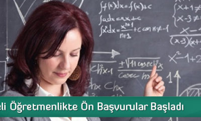 Sözleşmeli Öğretmenlikte Ön Başvurular Başladı