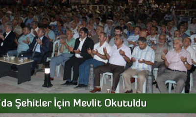 Sungurlu’da Şehitler İçin Mevlit Okutuldu