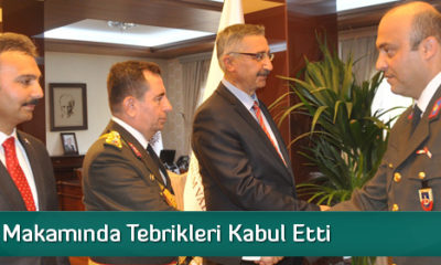 Vali Kılıç, Makamında Tebrikleri Kabul Etti