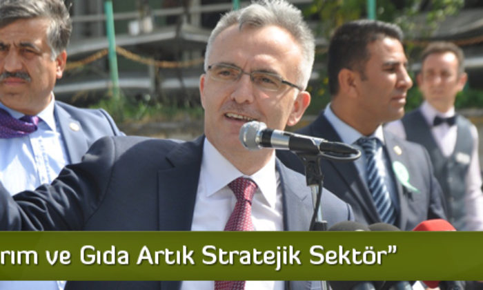 Ağbal “Tarım Ve Gıda Artık Stratejik Sektör”