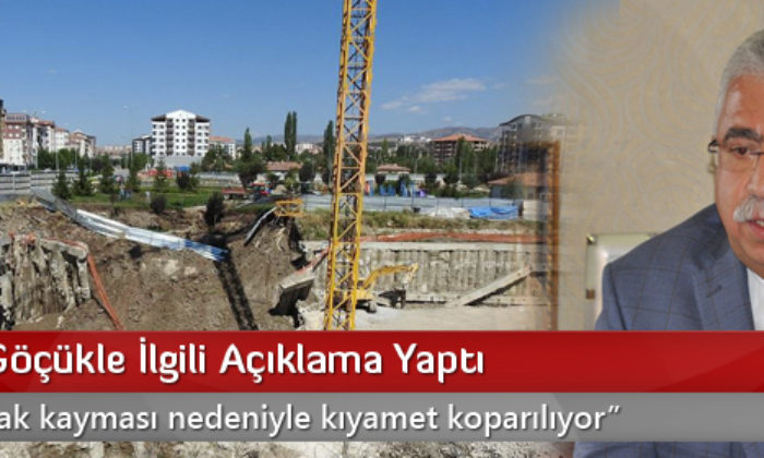 Ahlatçı Göçükle İlgili Açıklama Yaptı