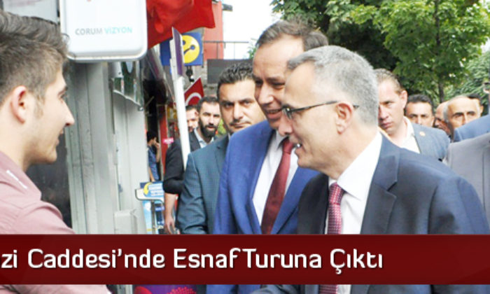 Bakan Gazi Caddesi’nde Esnaf Turuna Çıktı