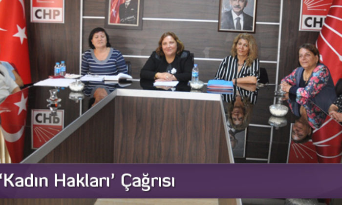 CHP’den ‘Kadın Hakları’ Çağrısı