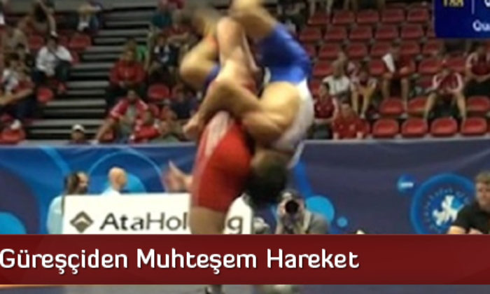 Çorumlu Güreşçiden Muhteşem Hareket