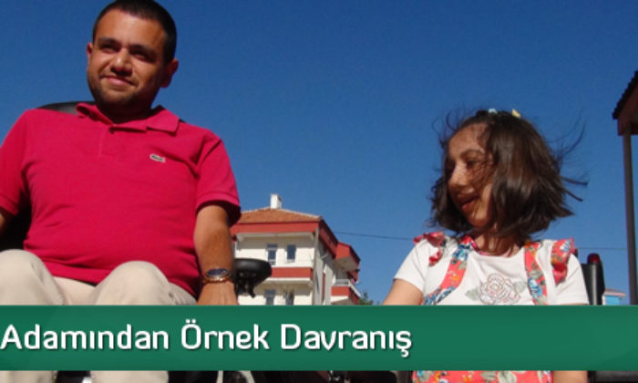 Engelli İş Adamından Örnek Davranış