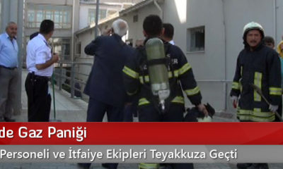 Hastanede Gaz Paniği