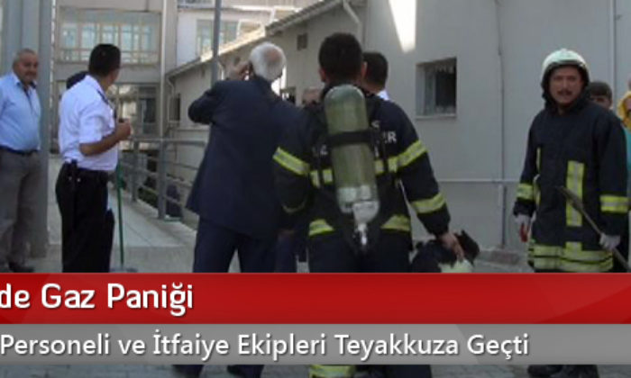 Hastanede Gaz Paniği