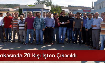 Kâğıt Fabrikasında 70 Kişi İşten Çıkarıldı