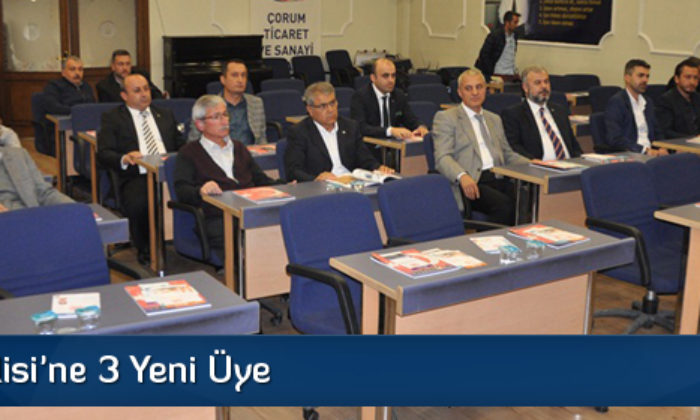 TSO Meclisi’ne 3 Yeni Üye