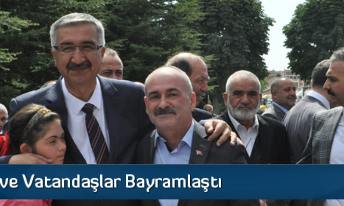 Çorum’da Protokol ve Vatandaşlar Bayramlaştı