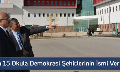Demokrasi Şehitlerinin İsimleri Yaşatılacak