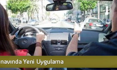 Ehliyet Sınavında Yeni Uygulama