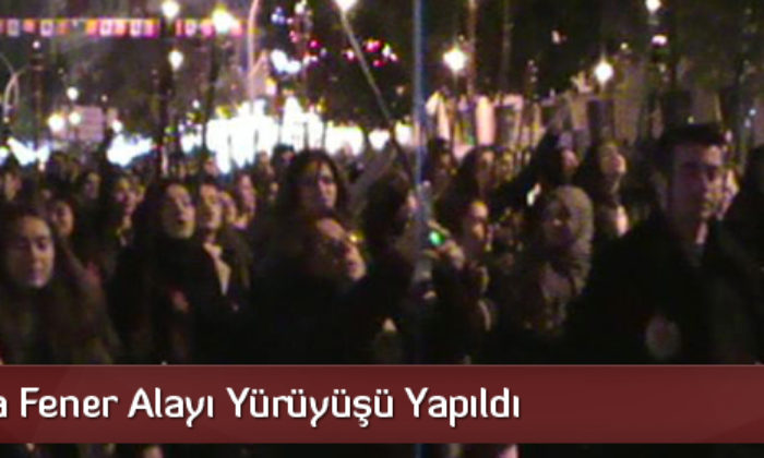 Çorum’da Fener Alayı