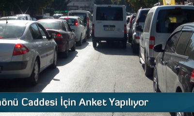 Gazi Caddesi İçin Anket Yapılıyor