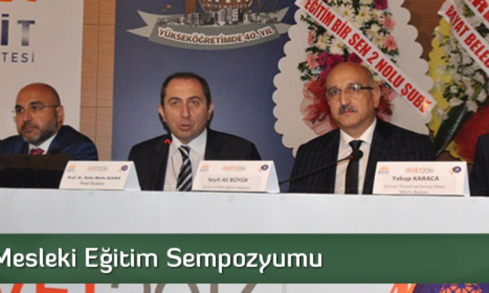 HİTÜ’de Mesleki Eğitim Sempozyumu