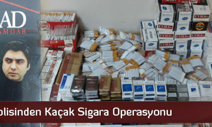 Çorum Polisinden Kaçak Sigara Operasyonu