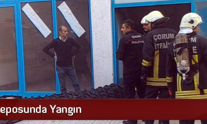 Market Deposunda Yangın