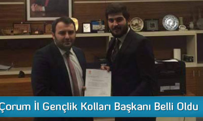 AK Parti Çorum İl Gençlik Kolları Başkanı Belli Oldu